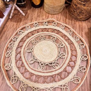 African Handwoven Rope Circle Mat