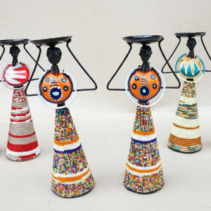 Handmade Tribal Candle Holders