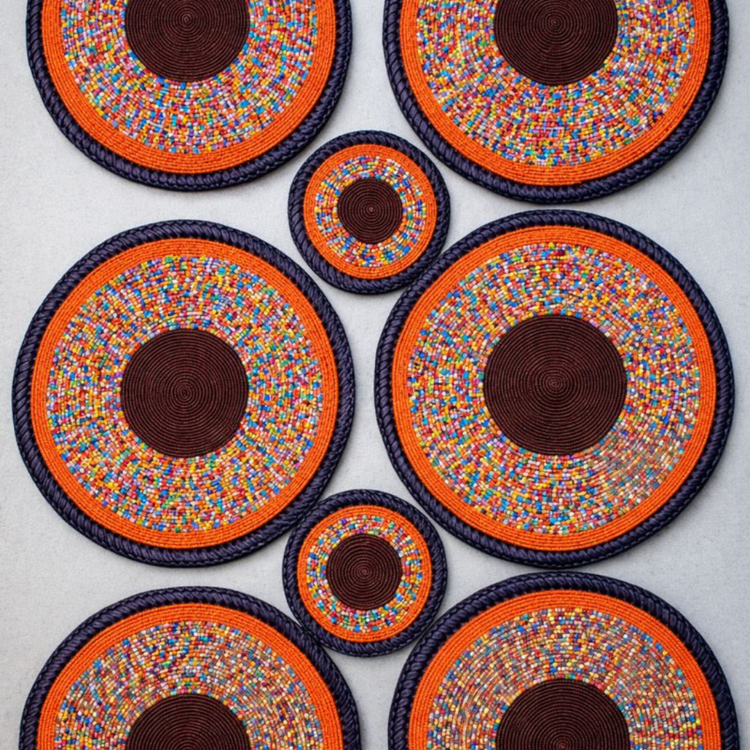 Handwoven Beaded Costas